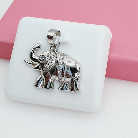 925 Sterling Silver Cubic Zirconia Pendant, U19254483 - Picture 6 of 11